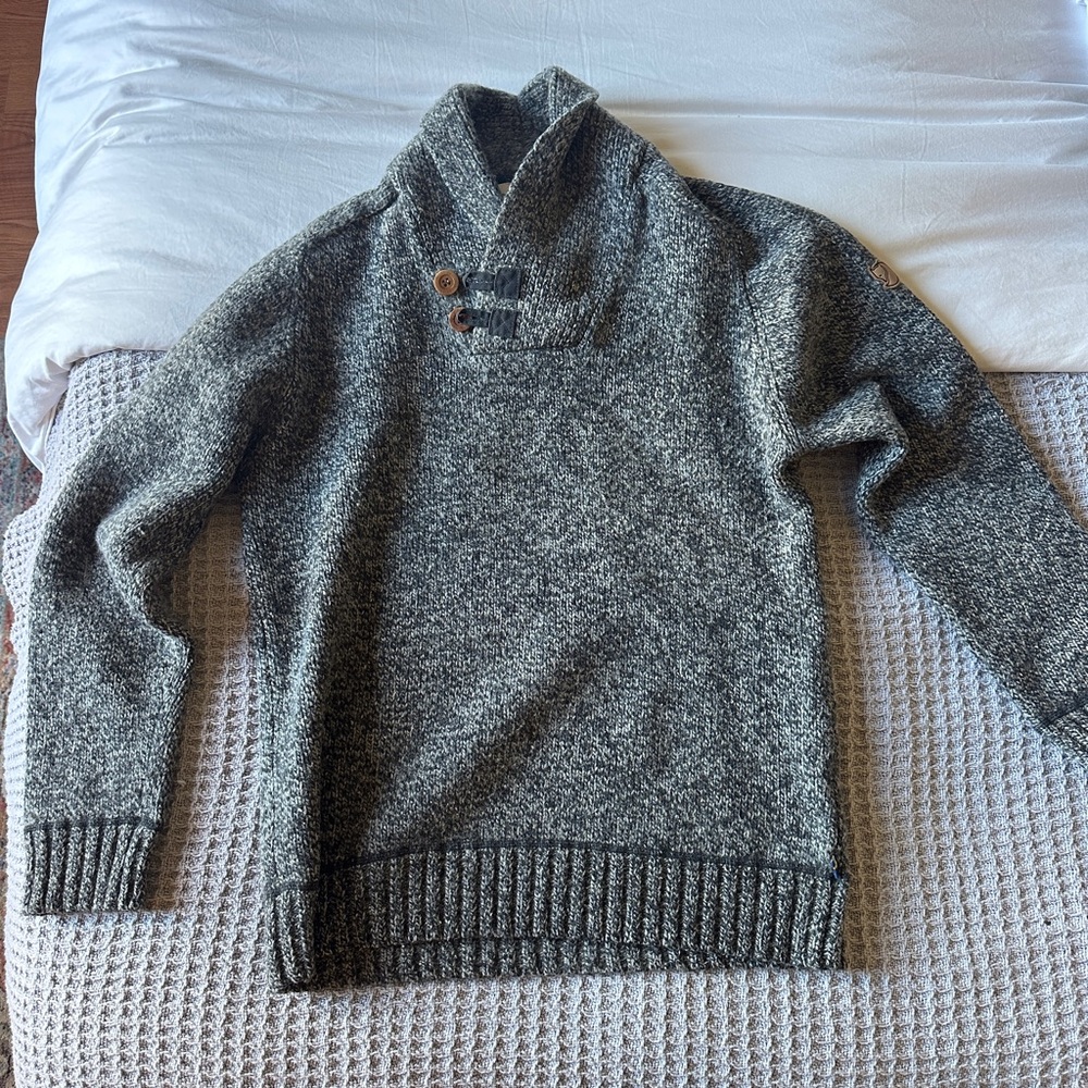 Fjallraven Men's Lada Shawl Charcoal Sweater